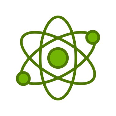 atom ağ ikonu vektör illüstrasyonu  