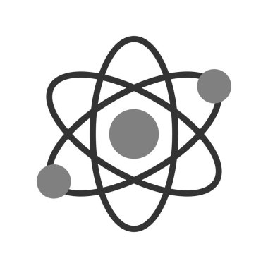 atom ağ ikonu vektör illüstrasyonu  