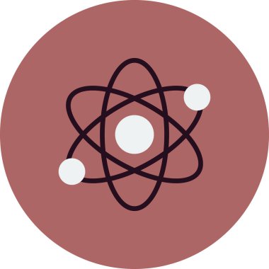 atom ağ ikonu vektör illüstrasyonu  