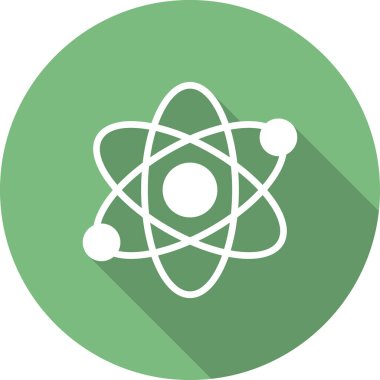atom ağ ikonu vektör illüstrasyonu  
