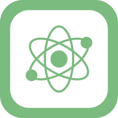 atom ağ ikonu vektör illüstrasyonu  