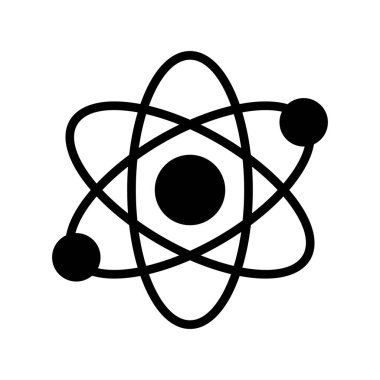 atom ağ ikonu vektör illüstrasyonu  