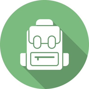 Çanta simgesi, vektör illüstrasyonu