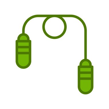 halatın vektör illüstrasyonu modern simge