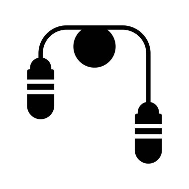 halatın vektör illüstrasyonu modern simge