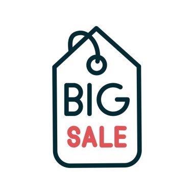 satış etiketi vektör illüstrasyonu 