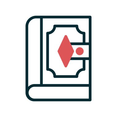 kitap simgesi vektör illüstrasyonu