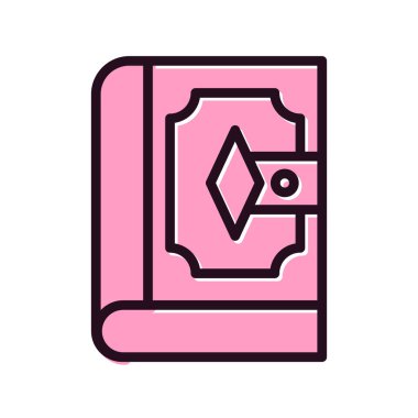 kitap simgesi vektör illüstrasyonu