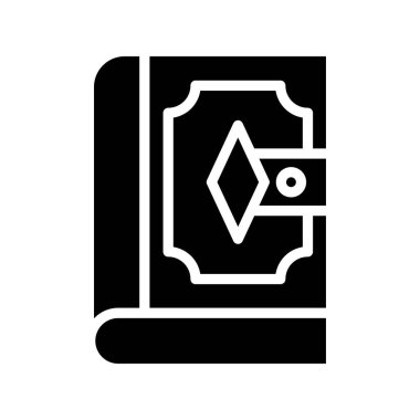 kitap simgesi vektör illüstrasyonu