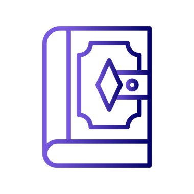 kitap simgesi vektör illüstrasyonu