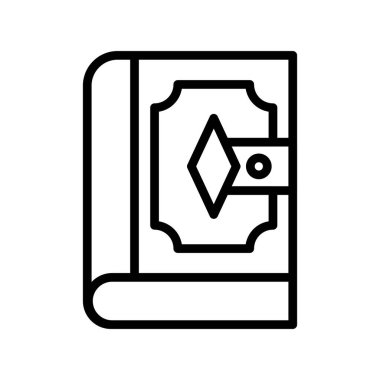 kitap simgesi vektör illüstrasyonu