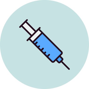 Şırınga ikonu vektör çizimi