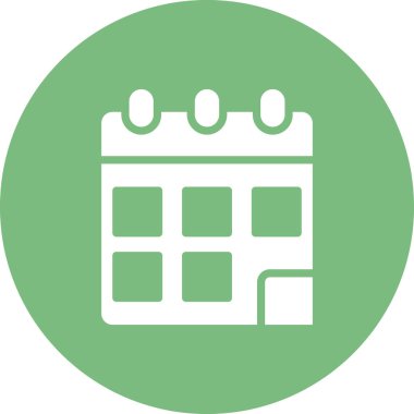 vektör Takvimi Simgesi illüstrasyonu