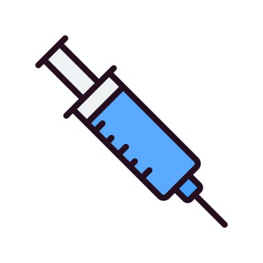 Şırınga ikonu vektör çizimi