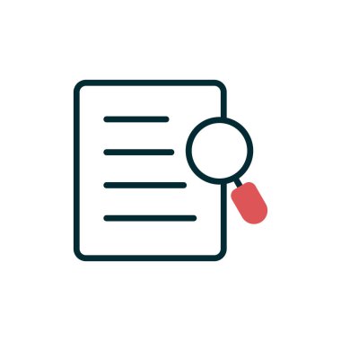 Arama simgesi vektör illüstrasyonu