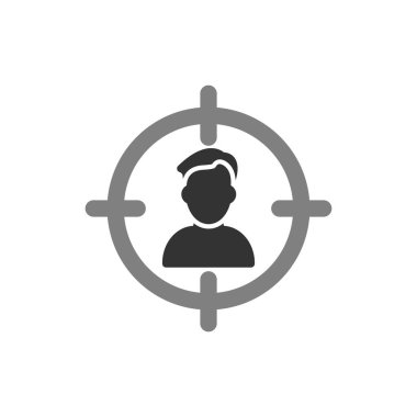 hedef simge vektör illüstrasyonu