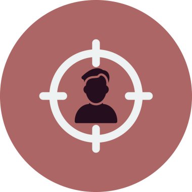 hedef simge vektör illüstrasyonu