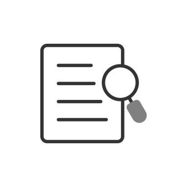 Arama simgesi vektör illüstrasyonu