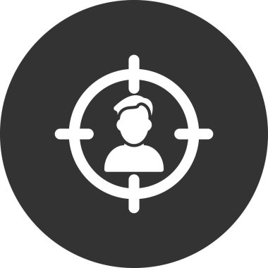 hedef simge vektör illüstrasyonu