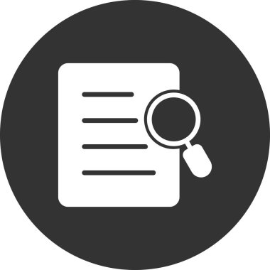 Arama simgesi vektör illüstrasyonu