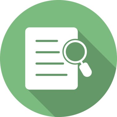 Belge. Web simgesi basit illüstrasyon