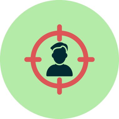 hedef simge vektör illüstrasyonu