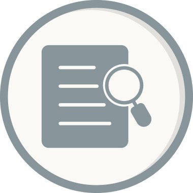 Arama simgesi vektör illüstrasyonu