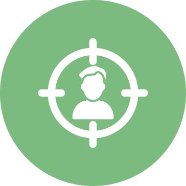 hedef simge vektör illüstrasyonu