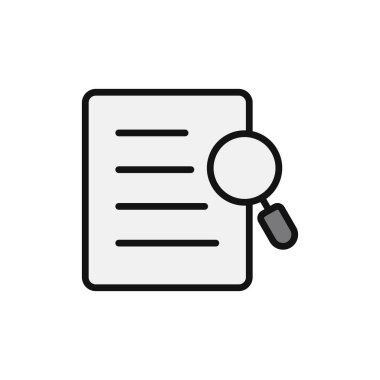 Arama simgesi vektör illüstrasyonu