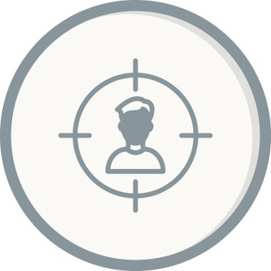 hedef kitleye simge vektör çizim