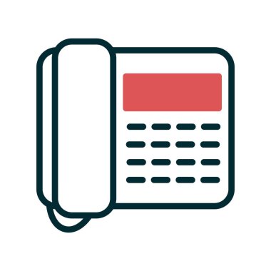 Telefon. Web simgesi basit tasarım 