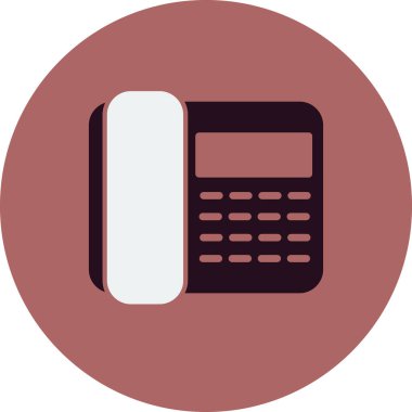 Telefon. Web simgesi basit tasarım 