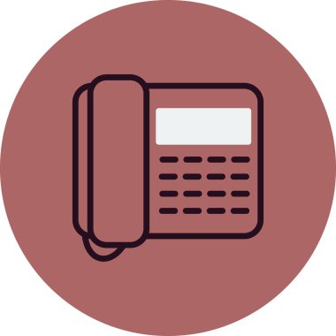 Telefon. Web simgesi basit tasarım 