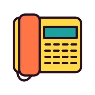 Telefon. Web simgesi basit tasarım 