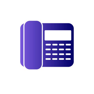 Telefon. Web simgesi basit tasarım 