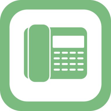 Telefon. Web simgesi basit tasarım 