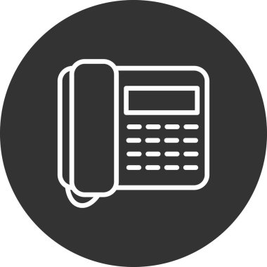 Telefon. Web simgesi basit tasarım 