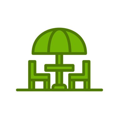 SEO modern Terrace simgesinin vektör çizimi