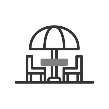 SEO modern Terrace simgesinin vektör çizimi