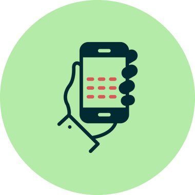 telefon vektör simgesi modern illüstrasyon