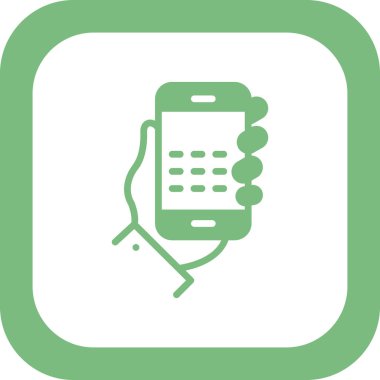 Telefon simgesi vektör illüstrasyonu