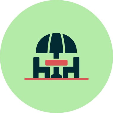 SEO modern Terrace simgesinin vektör çizimi