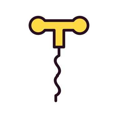 corkscrew icon vector design illustration