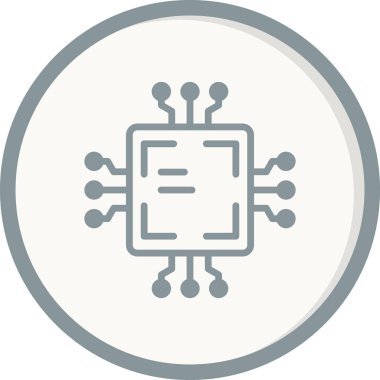 çip simgesi vektör gösterimi