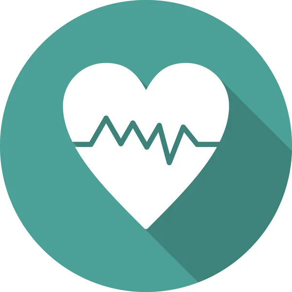 Heart Beat Line Icon Vector Illustration Design — Stock vektor