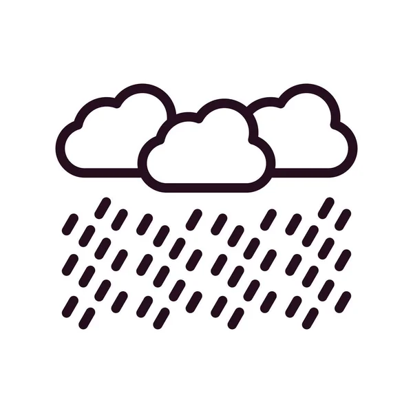Wettervektorglyphen Symbol — Stockvektor