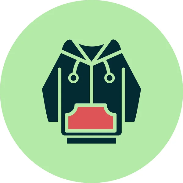 Hoodie Symbol Vektor Illustration — Stockvektor