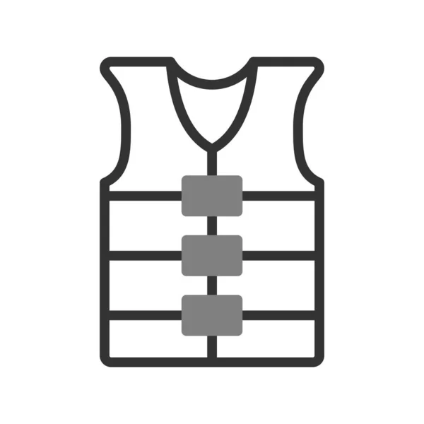 Vector Illustration Life Vest Icon — Stockový vektor