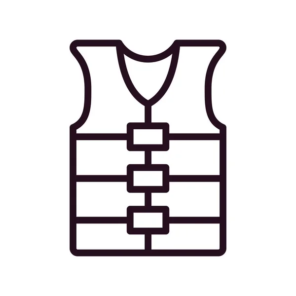 Vector Illustration Life Vest Icon — 图库矢量图片