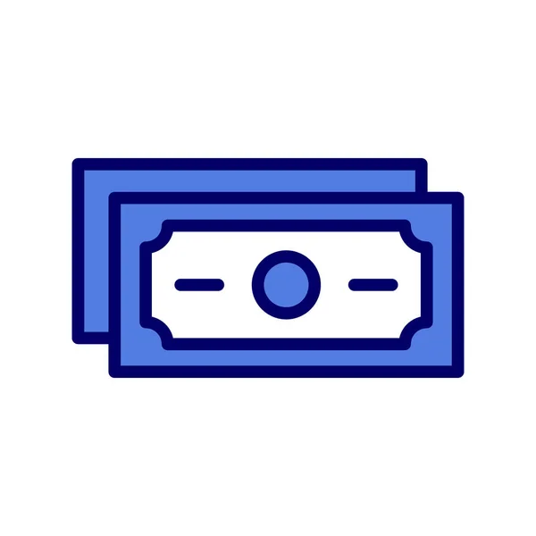 Χρήματα Διάνυσμα Λεπτή Γραμμή Εικονίδιο — Διανυσματικό Αρχείο